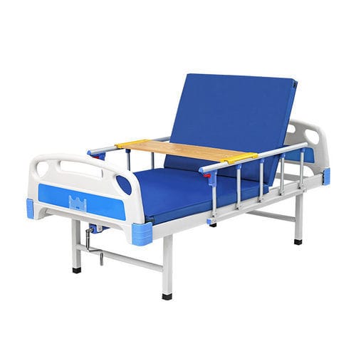 Krankenhausbett - 1 Crank - Evenice - manuell / zusammenklappbar / auf Rollen