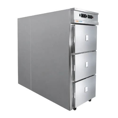 Leichenkühlzelle für Leichentragen - MOR-12 - Labotemp Systems - für Leichentragen / 3 Körper / mit Frontöffnung