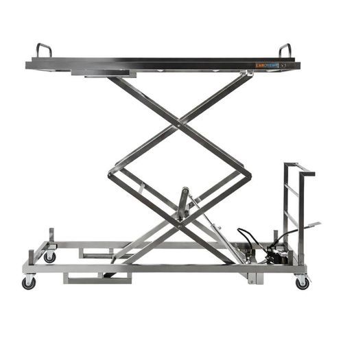 Transport-Leichentransportwagen - Mortuary Trolley LMT-01 - Labotemp Systems - Transfer / Umschlag / höhenverstellbar