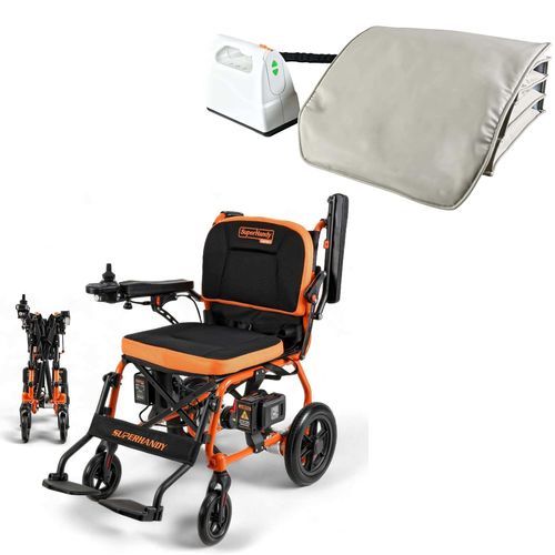 Elektrischer Rollstuhl - GoRide 2 - SuperHandy - für den Innenbereich / zusammenklappbar