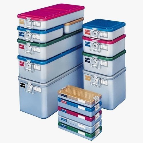 Sterilisationscontainer für Instrumente - SF-STERILIZATIONC-105 - STERIFAG - für chirurgische Instrumente / Edelstahl / mit Filter