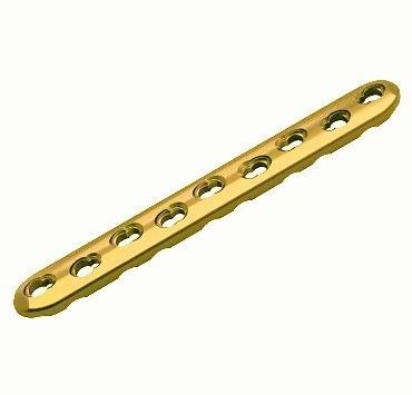 Kompressionsplatte für Oberschenkelknochen - 31210 series - hb ortho - mit Verriegelung / Titan