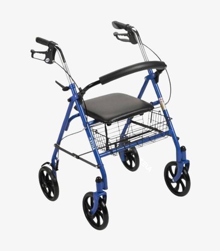 Rollator mit 4 Rädern - WR10 - Stela Mobility - Aluminiumrahmen / mit Sitz / zusammenklappbar