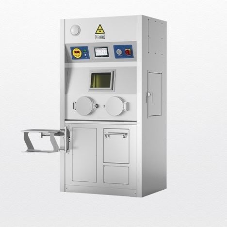 Strahlenschutzbox für Nuklearmedizin - Shandong Hongxinyu Medical Technology Co., Ltd. - bodenstehend / Unterdruck / Edelstahl