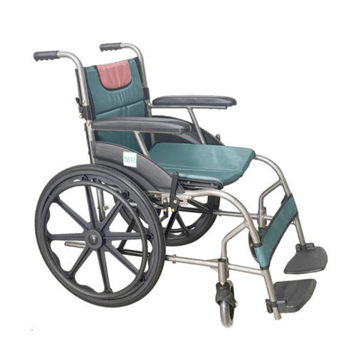 Manueller Rollstuhl - Shandong Hongxinyu Medical Technology Co., Ltd. - zur Nutzung im Freien / IRM kompatibel / mit Fußstütze