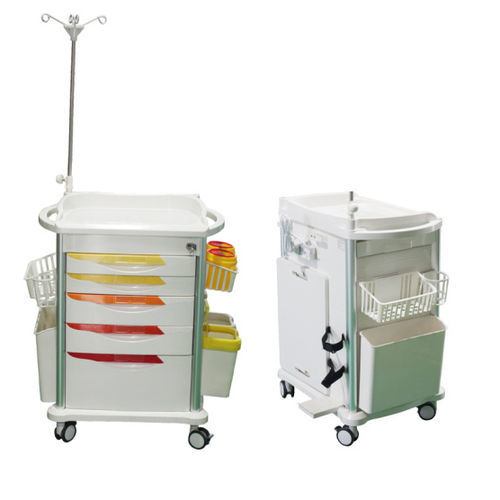 Medizinischer Wagen - YB–17–02 - Shandong Hongxinyu Medical Technology Co., Ltd. - Medikamenten / Lager / Pflege