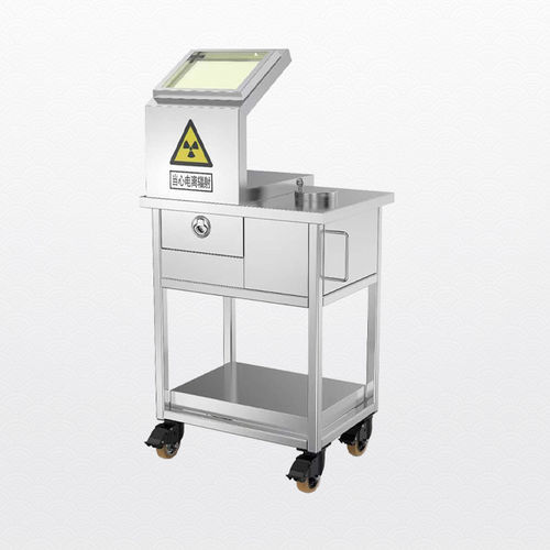 Wagen für Kliniken - Shandong Hongxinyu Medical Technology Co., Ltd. - für radioaktive Isotope / für intravenöse Eingriffe / Edelstahl