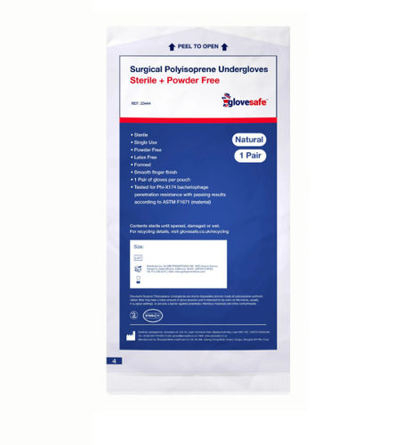 Polyisopren-Handschuh - Glovesafe  - novum medtech - ohne Latex / chirurgisch / puderfrei