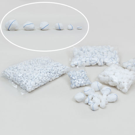 Baumwolle-Schlinggazetupfer - 12121 series - Mediteks A.Ş. - hypoallergen / absorbierend