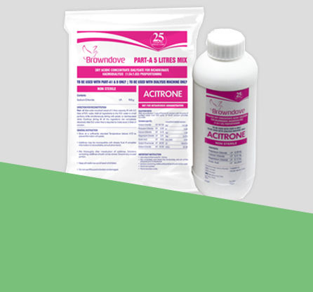 Konzentrat für Hämodialyse / Säure - Acitrone - Browndove Healthcare Private Limited - Pulver