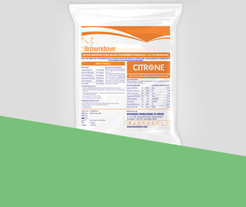 Konzentrat für Hämodialyse / Bikarbonat- - Citrone - Browndove Healthcare Private Limited - Säure / Pulver
