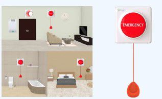 Rauchalarmsystem - AAS - BitCare SG - domotisch