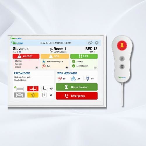 Betten-Schwesternrufsystem - BT-10A3 - BitCare - Panik-Taste / IP / Wand