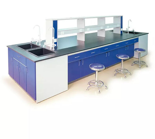 Laborarbeitsfläche - School Medical  - Changzhou Zhongtian Fire-proof Decorative Sheets Co., Ltd. - mit Stauraum / laminierter Kunststoff / nach Maß