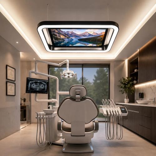 Einbaubeleuchtung - EVO Media Square 60 Ultra - EVO-MED (marque EVO-LIGHT) - Hänge / deckenmontiert / für Zahnarztpraxis