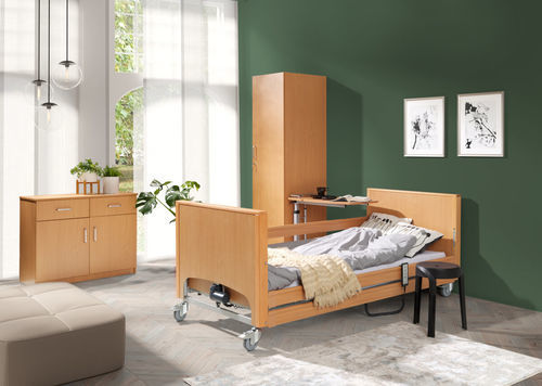 Pflegebett für häusliche Krankenpflege - PB 331 LOW - Elbur sp. z o.o. sp.k. - für Langzeitpflege / elektrisch / höhenverstellbar