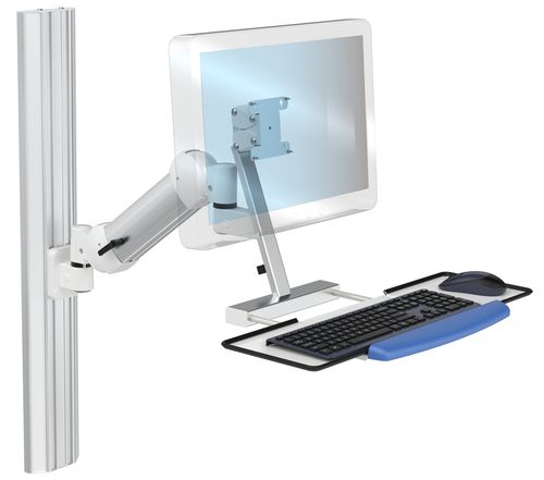 Knickarm-Tragarm - K-21051 - S.I.C Entwicklungs- und Vertriebs GmbH - neigbar / drehbar / für Monitor