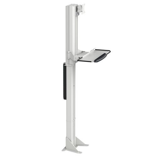 Höhenverstellbarer Tragarm - K-25111 - S.I.C Entwicklungs- und Vertriebs GmbH - für Monitor / für medizinische Zwecke / bodenstehend