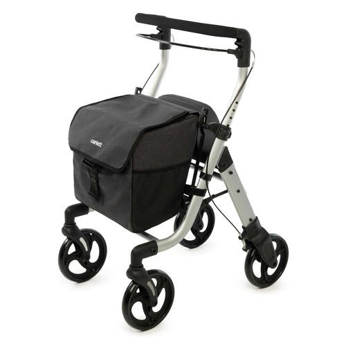 Rollator mit 4 Rädern - Lett Walk - ADEENE INVEST, S.L.U.–CARLETT - Aluminiumrahmen / mit Sitz / mit Korb