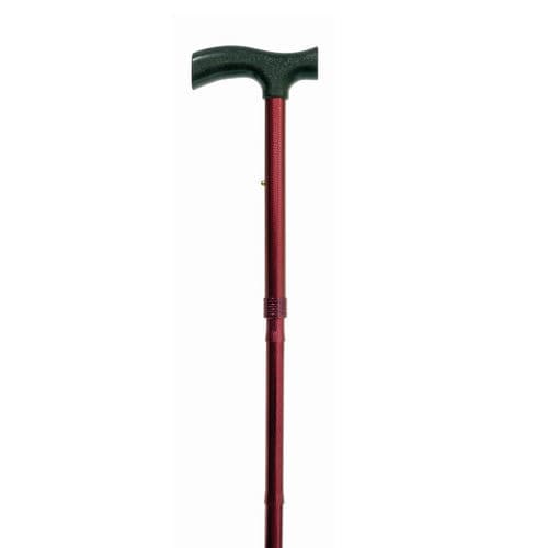 Gerundeter Griff Gehstock - 942P - WALKING STICKS INT. S.L. - höhenverstellbar / zusammenklappbar