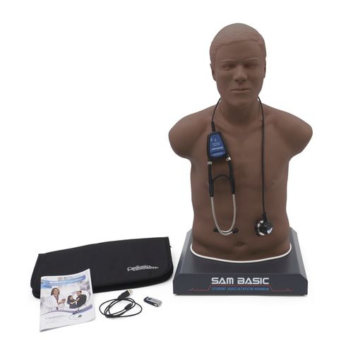 Trainingspuppe für Allgemeinpflege - SAM 3G® - 3B Scientific   - COVID-19 / für Auskultation / für EKG