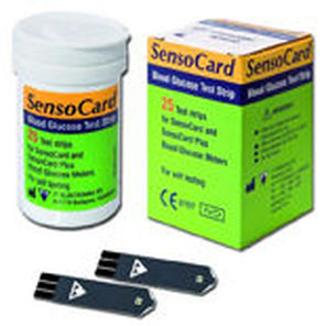 Teststreifen für Diabetes - SensoCard  - 77 Elektronika - Blutzucker / Blut / für Kliniken