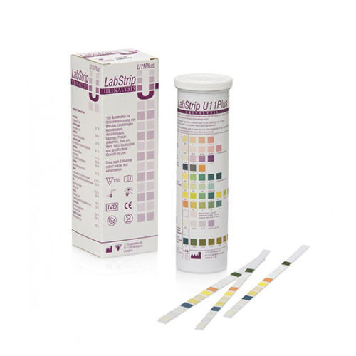 Lebererkrankungen-Teststreifen - LabStrip U11 Plus - 77 Elektronika - Multi-Parameter / pH / Glukose
