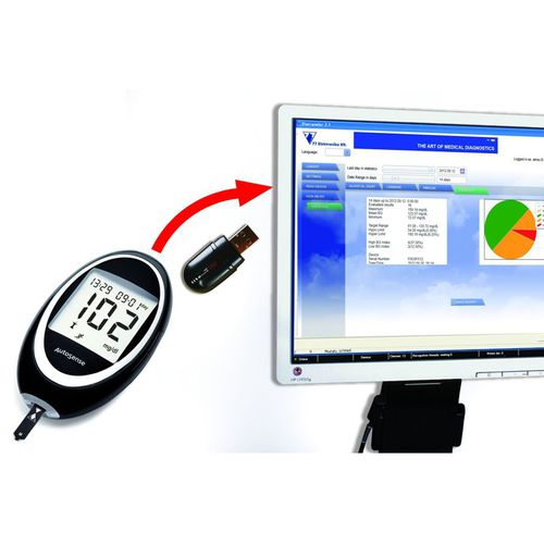 Patientendatenmanagementsystem - LiteLink - 77 Elektronika - Blutzucker / kabellos