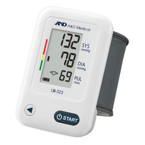 Automatischer Blutdruckmonitor - UB-525 - A&D Company, Limited - Handgelenk / mit integrierter Manschette