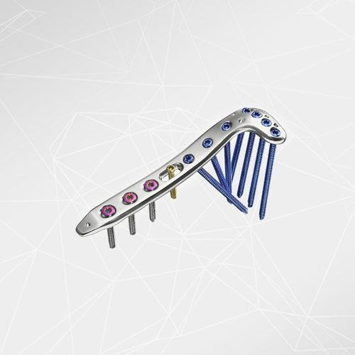 Kompressionsplatte für Tibia - LOQTEQ® 4.5 - aap Implantate - proximal / seitlich / mit Verriegelung
