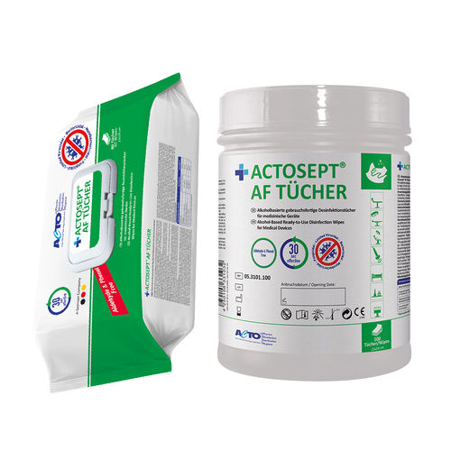Feuchte Reinigungstücher / für Böden und andere Oberflächen - ACTOSEPT® AF Tücher - Acto   - 100er-Packung / 80er-Packung