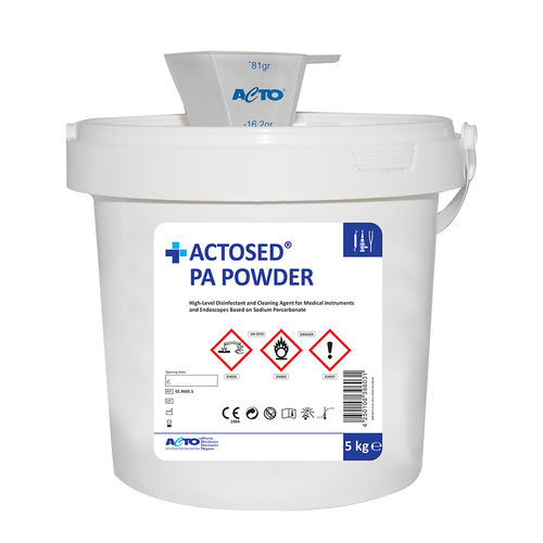 Desinfektionsmittel für chirurgische Instrumente - ACTOSED® PA  - Acto   - für Endoscope / Puder / auf Basis von Peressigsäure