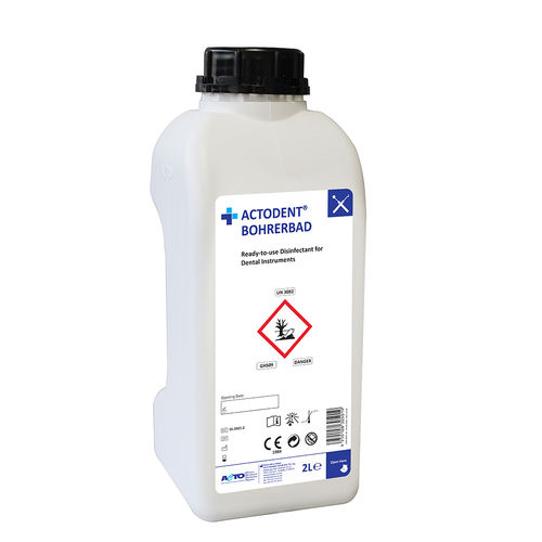 Desinfektionsmittel für zahnärztliche Instrumente - ACTODENT® BOHRERBAD - Acto   - flüssig / 2000 mL / auf Ammoniumbasis