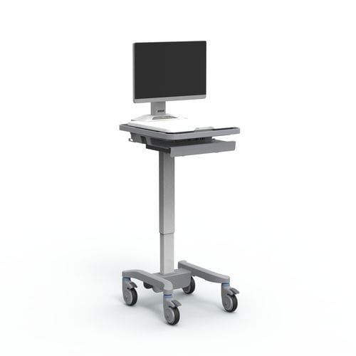 Medizinischer Wagen - AMiS-30EM - ADVANTECH - für medizinische Geräte / Pflege / mit Korb