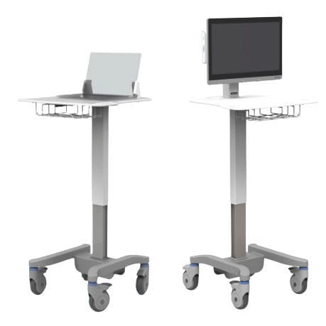 Höhenverstellbarer-Computerwagen - AMiS-30EL - ADVANTECH - gesichert
