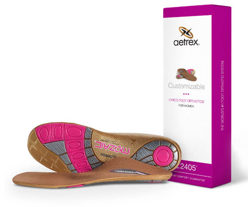 Orthopädische Einlegesohlen / Fersenkissen - L2405  - Aetrex Worldwide  - Längsgewölbestütze / Quergewölbestütze