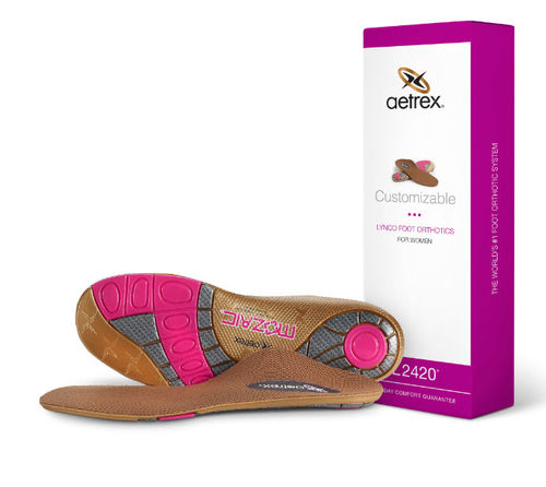 Orthopädische Einlegesohlen / Längsgewölbestütze - L2420  - Aetrex Worldwide  - für Plattfuß