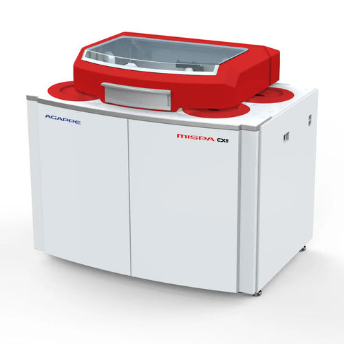 Automatisiertes biochemisches Analysegerät - Mispa CX8 - Agappe Diagnostics Switzerland GmbH - Tisch