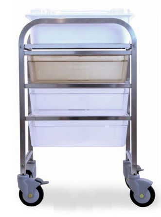 Sterilisationswagen - Agencinox - für sterile Materialien / für Sterilisationscontainer / Geräte