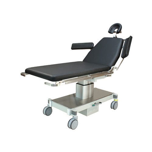 Elektrische Untersuchungsliege - SB 5010 ES  - Akrus GmbH & Co.KG - ergonomisch / zweiteilig / schwarz