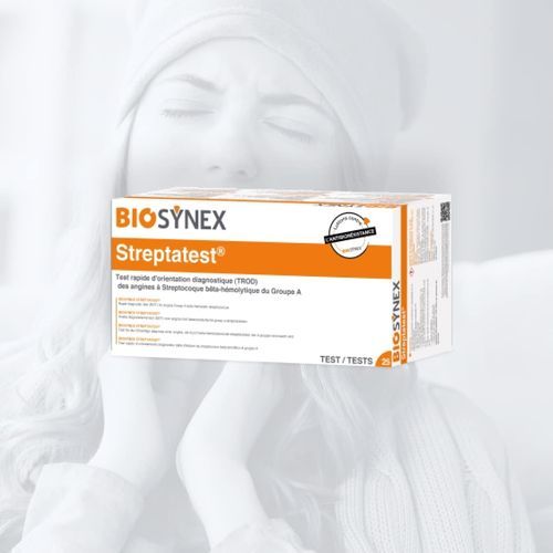 Schnelltest für antibiotischen Anfälligkeitstest - Streptatest - BIOSYNEX - Essigsäure / Natrium / Nitrit