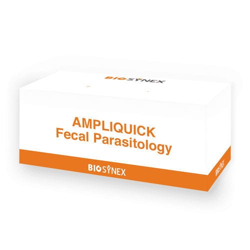 Parasiten-Schnelltest - AMPLIQUICK® - BIOSYNEX - für Infektionskrankheiten / Fäkalien / automatisiert