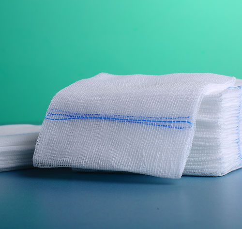 Polyester-Mullkompresse - Allmed Medical Products   - Baumwolle / Viskose / absorbierend