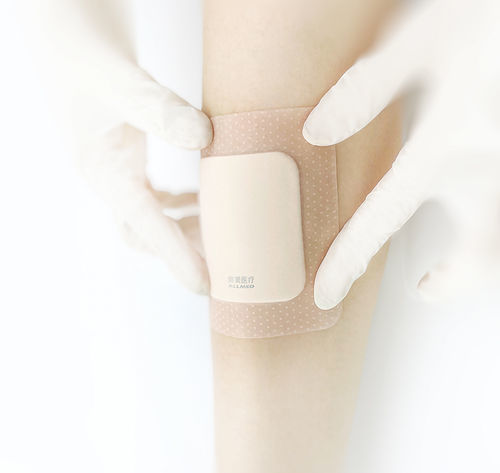 Silikon-Polsterbinde - Allmed Medical Products   - Polyurethan / wasserdicht / atmungsaktiv