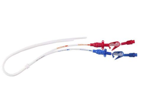 Katheter für intravenöse Perfusion - Permthane X - Amecath - zentralvenös / doppellumig