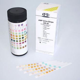 Urinanalyse-Teststreifen - AMEDA Labordiagnostik   - pH / Glukose / Protein