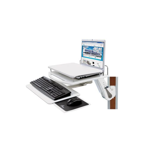 Tragarm für Laptop - Hawk  - Amico - für medizinische Zwecke / wandmontiert / verriegelbar