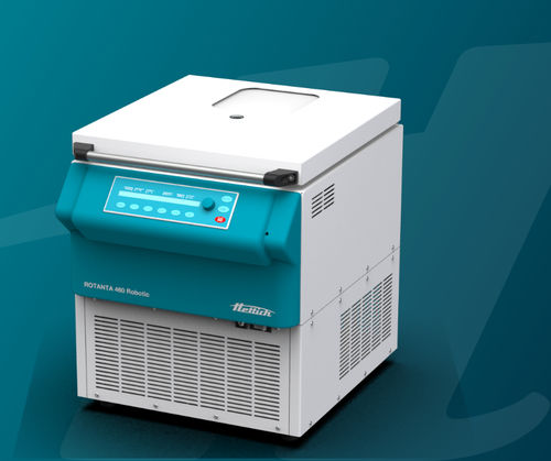 Laborzentrifuge - ROTANTA 460 Robotic - Andreas HETTICH GmbH & Co.KG - medizinisch / Blut / Tisch