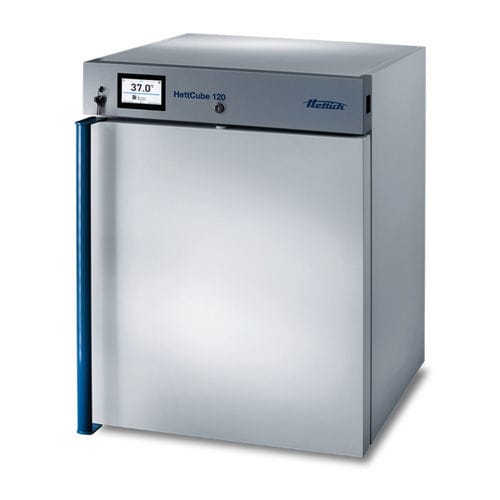 Labor-Inkubator / mit natürlicher Konvektion - HettCube 120 - Andreas HETTICH GmbH & Co.KG - Mikrobiologische / Tisch / 1 Tür