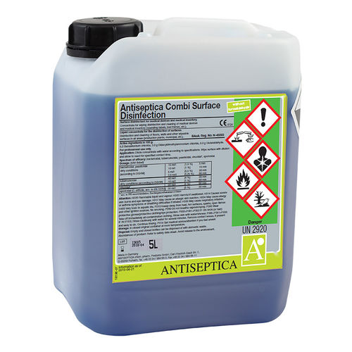 Desinfektionsmittel für medizinisches Mobiliar - COMBI  - ANTISEPTICA - für Böden / flüssig / 5000 mL